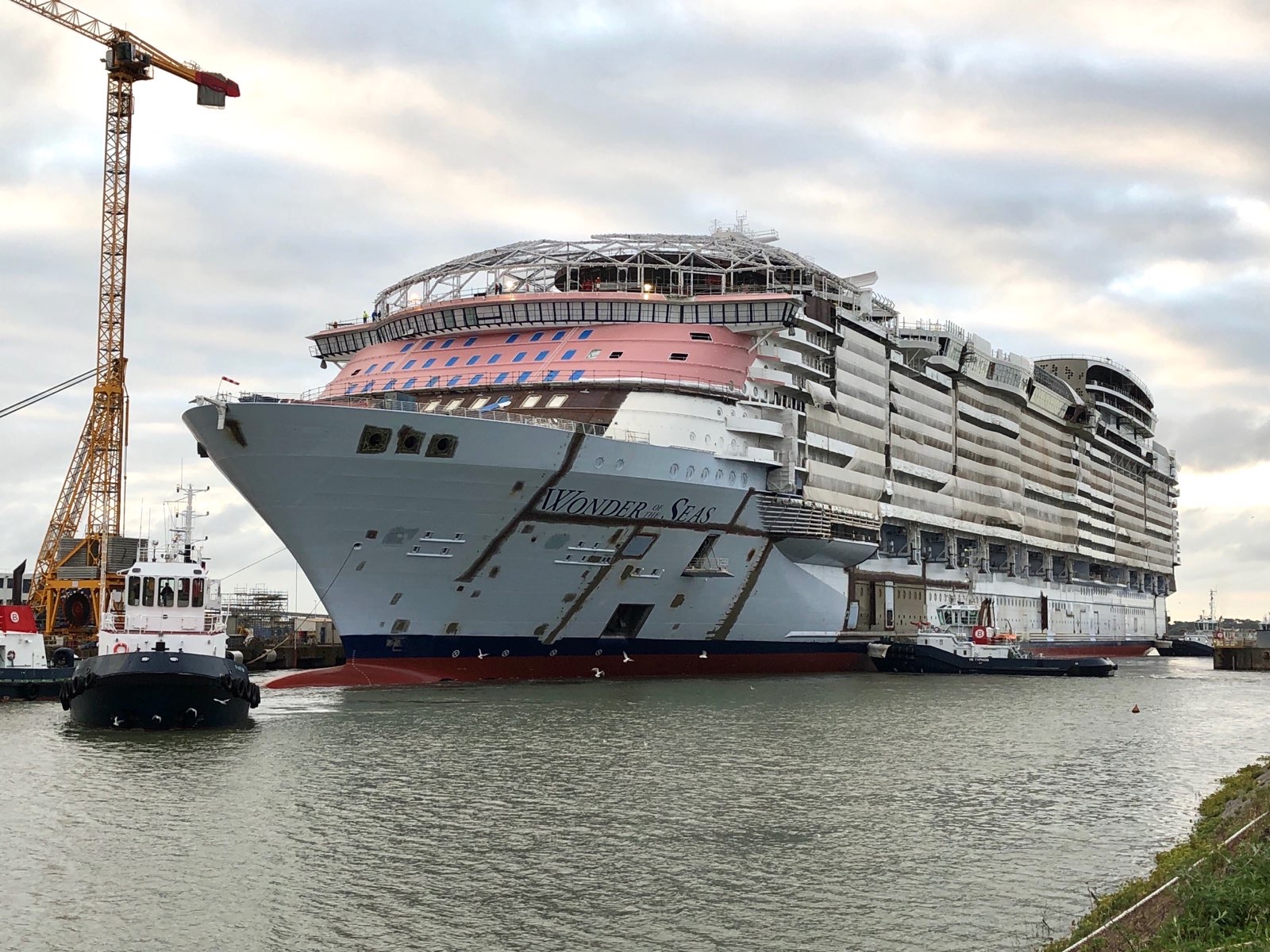 Wonder of the Seas Floated Out Of Shipyard | Cruise Capital